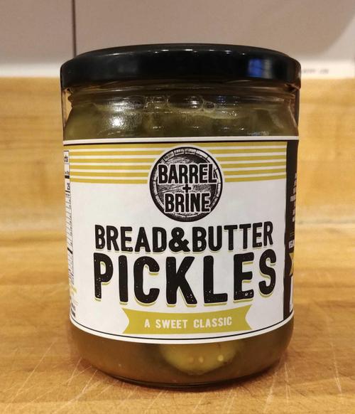 Barrel + Brine Bread & Butter Pickles 16oz