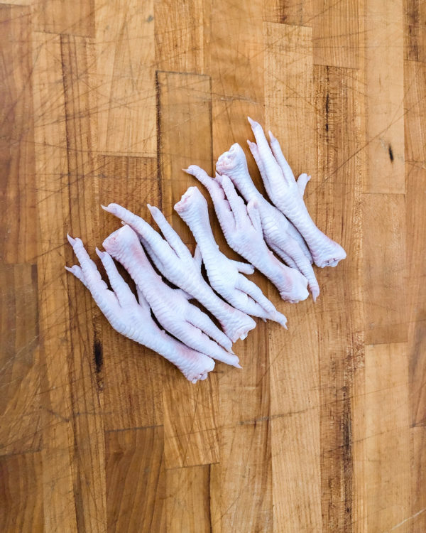Feet, Chicken - Pasture Raised, GMO Free (1 lb avg)