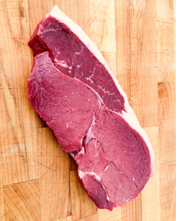 Top Sirloin Steak, Rump On (1 steak; 1.5 lb avg)